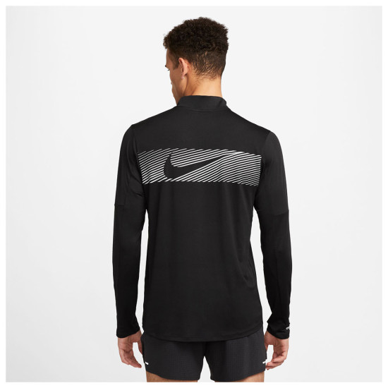 Nike Ανδρική μακρυμάνικη μπλούζα Element Flash Dri-FIT 1/2-Zip Running Top
